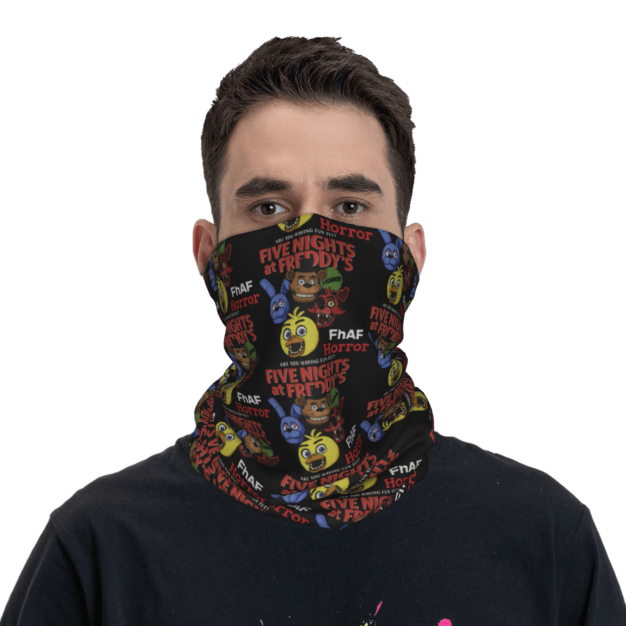 Outdoor Adventure At - Özel FNAF At Freddys Bandana Boyun