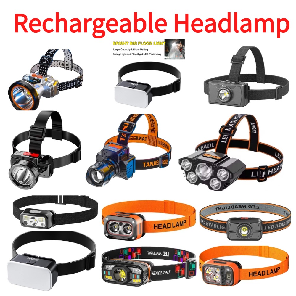 Outdoor Adventure At - 32 LED'li Şarj Edilebilir Kafa Lambası,