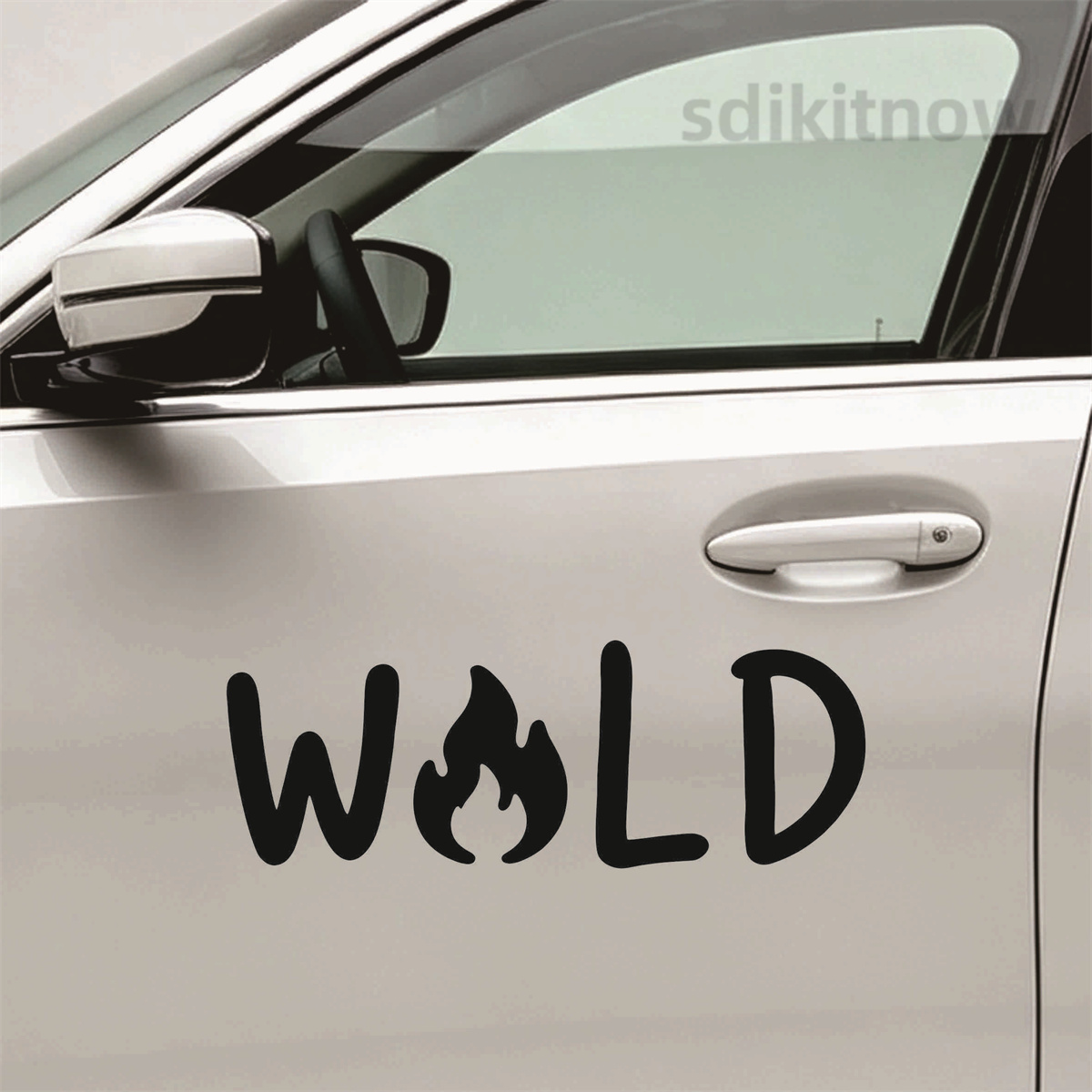 Outdoor Adventure Words - Wild Fire Camp Vinil Araba Çıkartması
