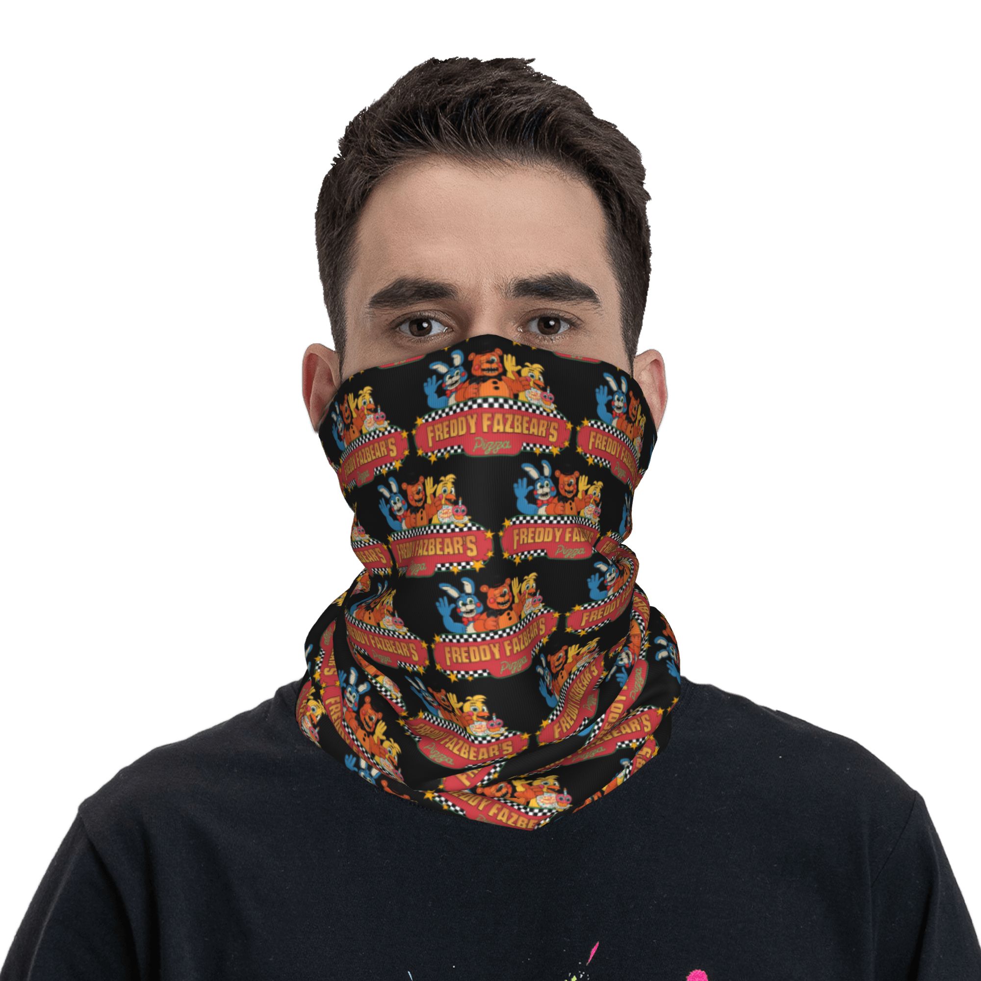 Outdoor Adventure At - Özel FNAF At Freddys Bandana Boyunluk