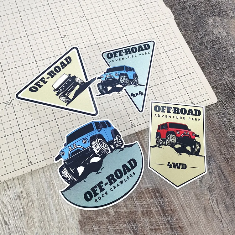 Motosiklet Etiket Açık 4WD Off - Outdoor Adventure Words incelemesi ve fiyatı