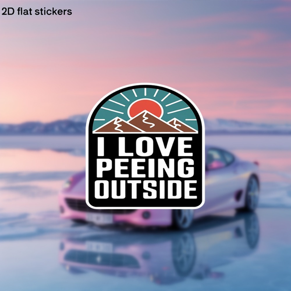Dağ ve Tasarım Desenli Araba Ç - Outdoor Adventure Words incelemesi ve fiyatı