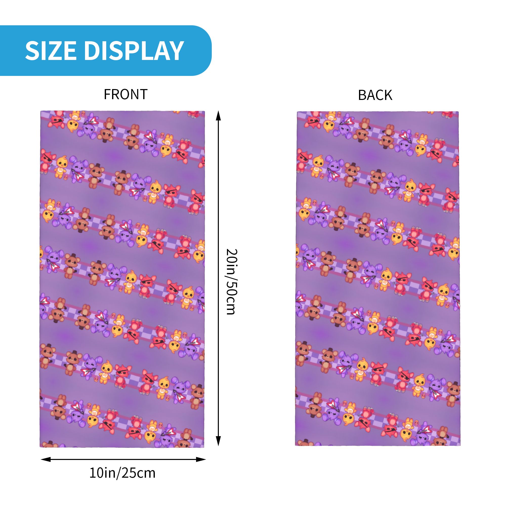 Özel FNAF At Freddys Bandana B - Outdoor Adventure At incelemesi ve fiyatı